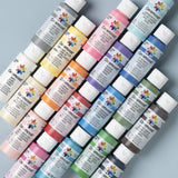 Delta Creative 18 Ceramcoat Acrylic Paint Set, 2 oz, Top Colors