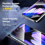 Pixel 9 Pro XL Screen Protector Film, 7H, 6.8", Fingerprint Compatible, Non-Glass