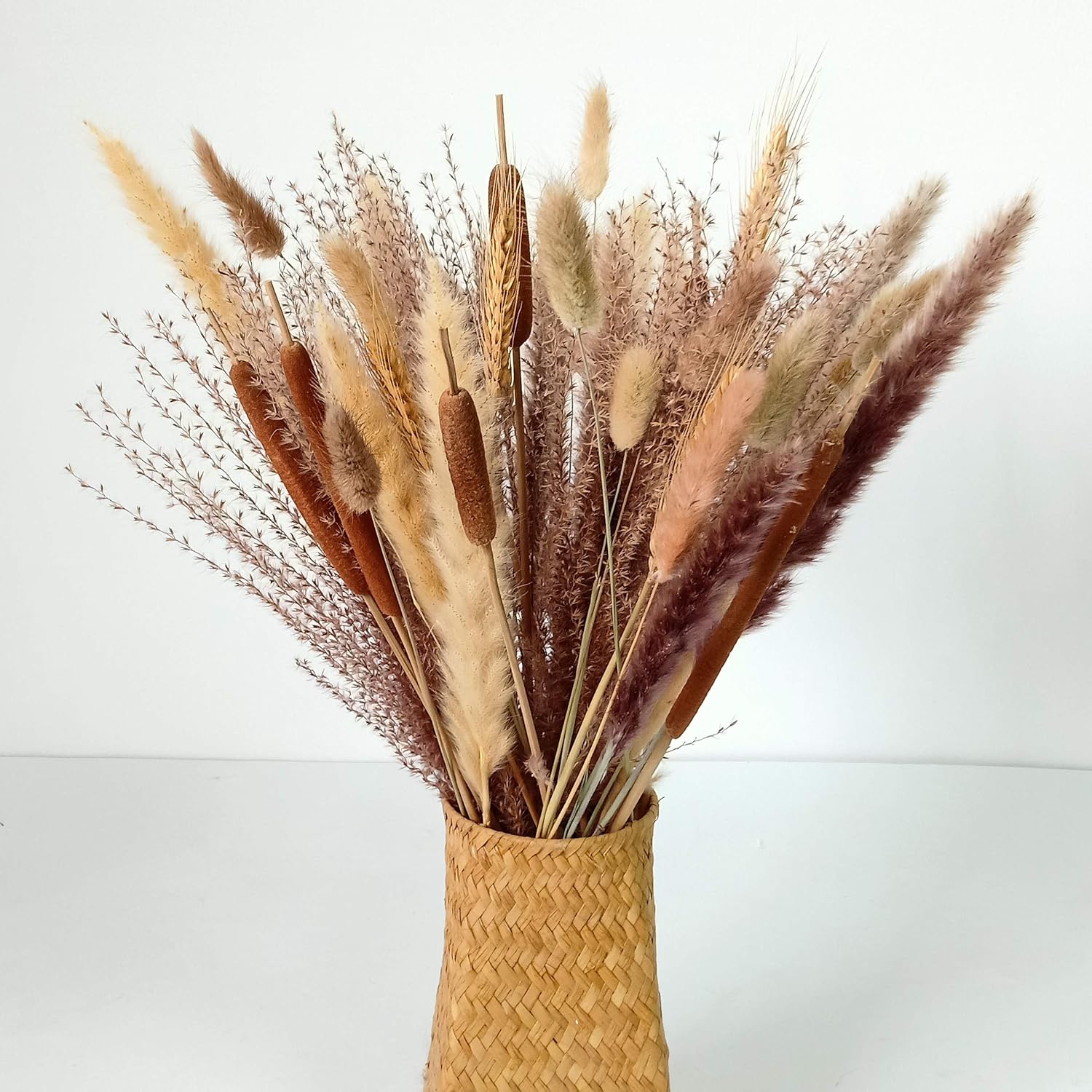 Dried Flowers Bouquet Dried Pampas Grass Bouquet Natural Flower Arrangements Home Decor