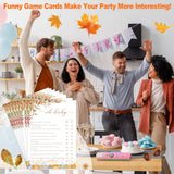 Baby Shower Games, Thanksgiving Oh Baby True Or False, 25 Double-Sided Game Cards + 1 Answer Card For Gender Reveal Party Decorations Supplies Announcement - C04
