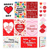 16 Pack 5X7In Children'S Valentine Cards With Envelopes And Stickers, 8 Adorable Designs For Boys And Girls, With Printed Message Inside, Gifting, Mailing