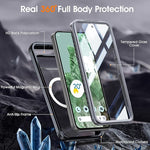 Pixel 9/9 Pro Case, MagSafe, 360° Rugged, 15FT Drop, Built-in Screen Protector