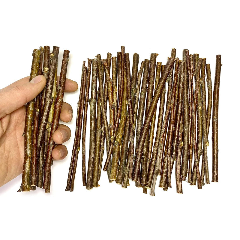 120 Gram - Wood Sticks For Crafts - 6 Inch Birch Wood Craft Sticks - Natural T