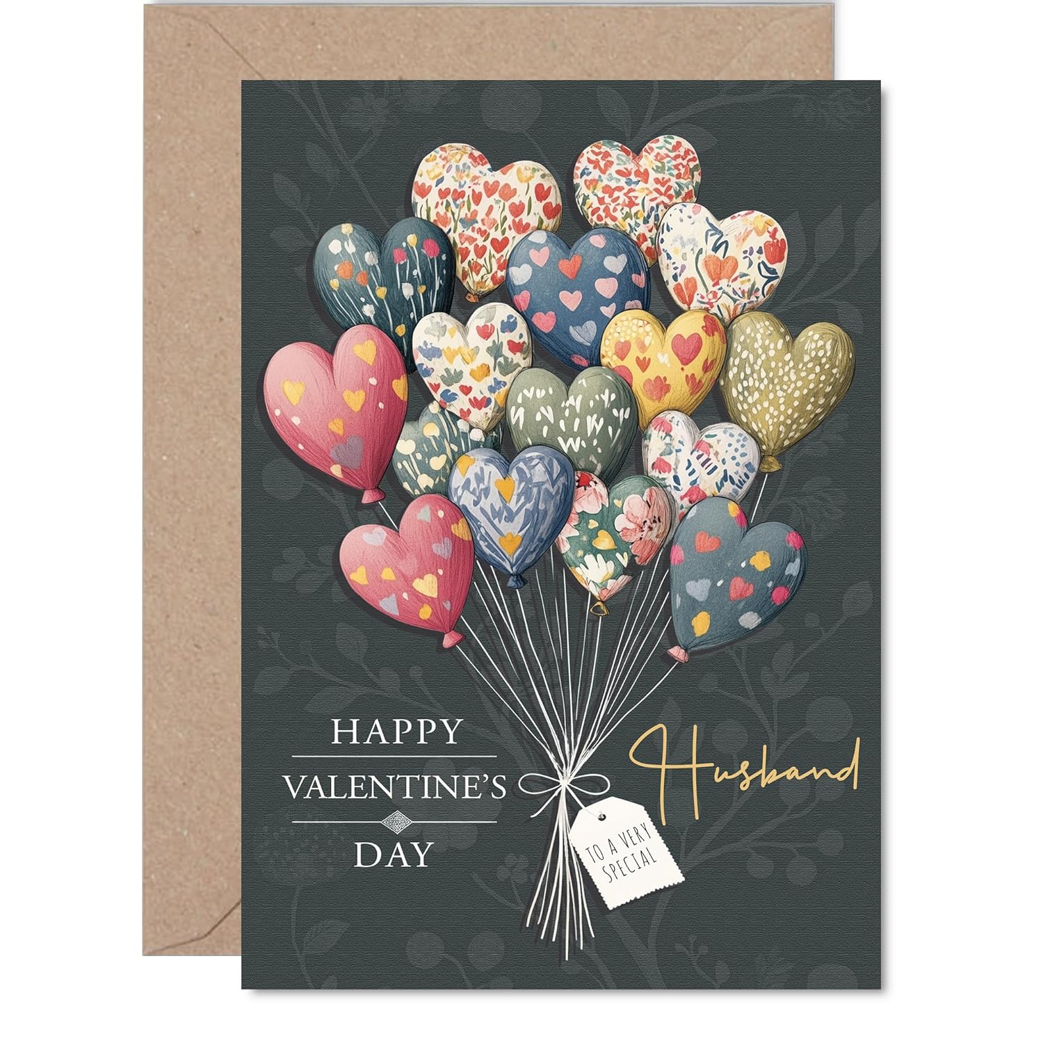 Husband Valentines Day Card - Always & Forever - Happy Valentines Card For Husband From Wife Partner, A5 Valentine Greeting Cards