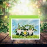 St Patrick Day'S Card, Gnomes Card, Seasonal Holiday Quilling Card, Artful Greeting Card, Clover St Patricks, Saint Patrick'S Quilled Cards For Family, Friend, Husband, Wife (Green Gnomes)