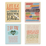 Pep Talk Cards, Funny Greeting Cards & Encouragement Cards With Envelopes (Box Of 8)