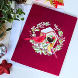 - Romantic Pop Up Valentines Card, 3D Cardinal Couple Valentines Day Card For Wife, Husband, Him, Her, Girlfriend, Adults | 6X8 In Valentine Day Pop Up Cards With Envelope And Message Note