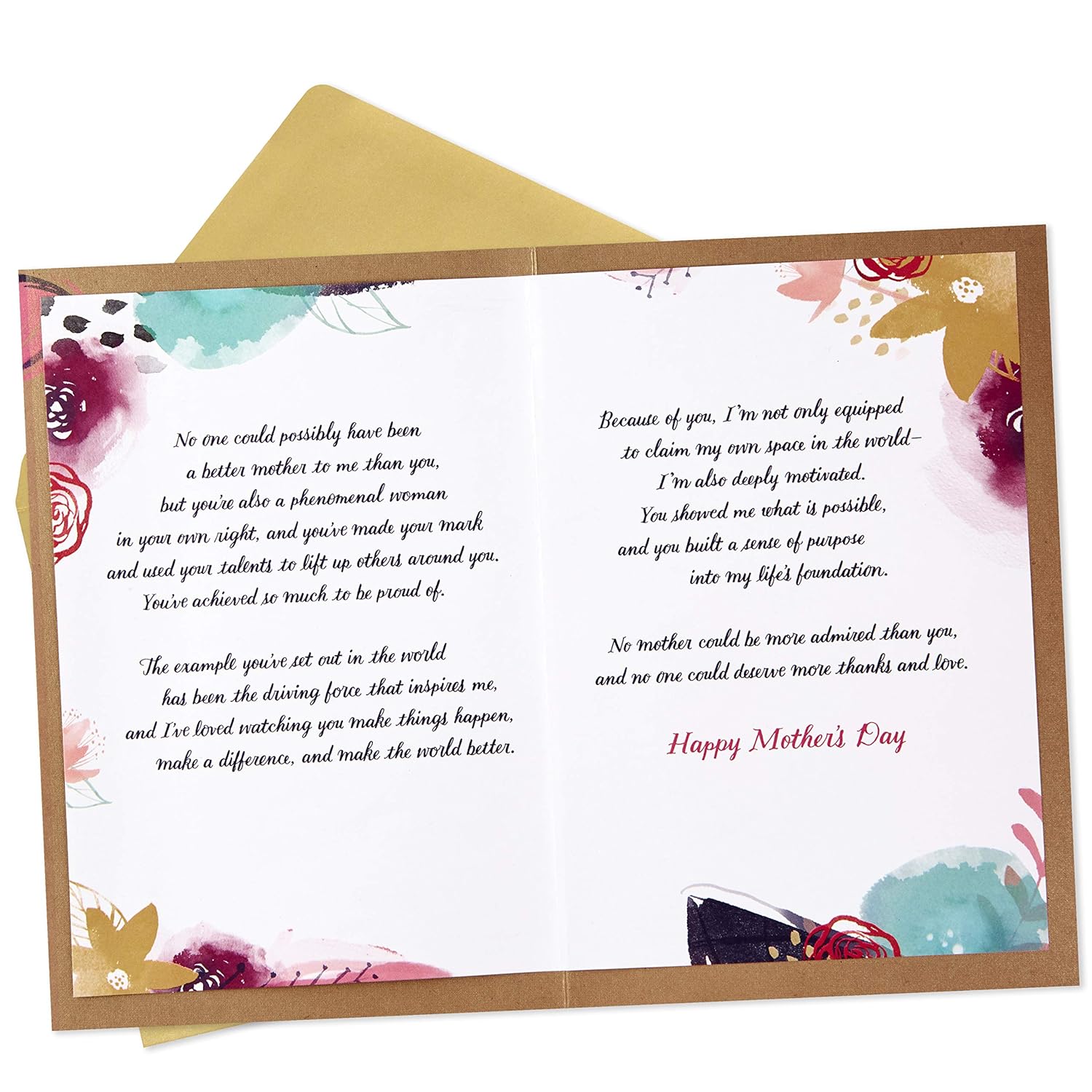 Hallmark Mahogany Mothers Day Card for Mom (My Beautiful Mother) (699MBC1169)