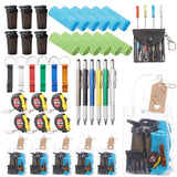 6 Sets Adults Sprinkle Gifts 54 Pcs With Multi-Tool Kit For Men Includes Bottle Opener, Pen, Precise Tape Measure With Cleaning Cloth, Ideal For Adult Party Game Prizes (Mixed Colors)