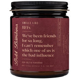 Funny Gift Candle For Women, Bestie, Coworker, Mom, Sister, Best Friend - Friendship All Natural Soy Wax, 8Oz - Made In Usa (Funny Bff)
