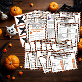 Halloween Friendly Feud Card Game, Halloween Party Game For Family Activity, Halloween Games For Adults And Teens, Feud Quiz, Halloween Quiz(Wsfeud02)