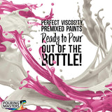 Pouring Masters Wild Rose Magenta Ready To Pour Acrylic Pouring Paint - Premium 64-Ounce Pre-Mixed Fluid Acrylic Paint - Fluid Art Supplies For Canvas, Wood, Paper, Tile & Rocks