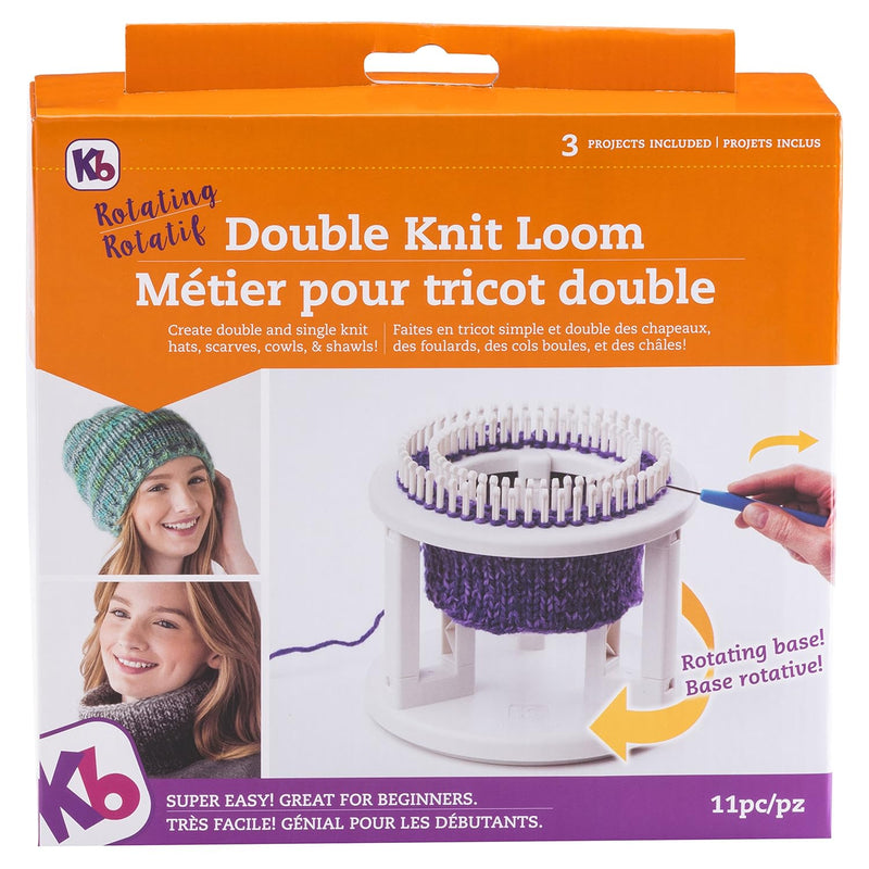 Rotating Double Knitting Loom