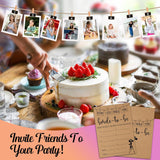 Bridal Shower Games, Minimalist Wedding Photo Games Card, Bridal Shower Bachelorette Engagement Party Ideas Supplies Decorations, How Old Was The Bride-To-Be Game Cards For Guest, 30 Pack -06