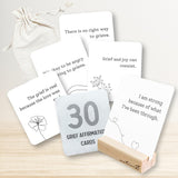 Healing Grief Affirmation Cards - Grief Gifts For Loss Of Grandmother, Comfort Cards For Bereavement Gifts, Sympathy Card For Loss Of Dad Mom, Memorial Sympathy Gift For Loss Of Loved One