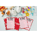 Baby Shower Game Cards, True Or False Game, Christmas Party Cards For Gender Neutral Boys Or Girls, Set Of 30 Cards(Chris003)