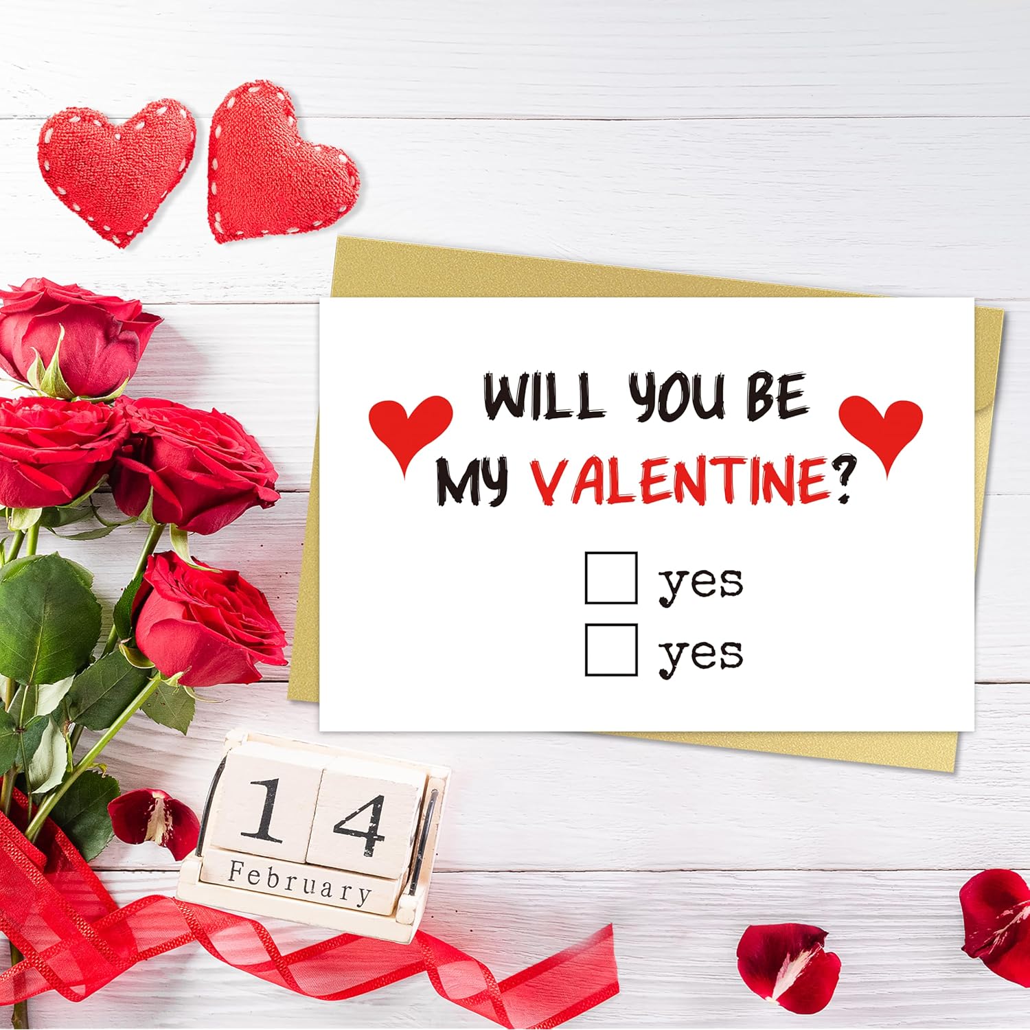 Funny Valentine'S Day Card Gift For Him Her, Naughty Valentines Day Card For Wife Husband, Will You Be My Valentine Card, Yes Or Yes