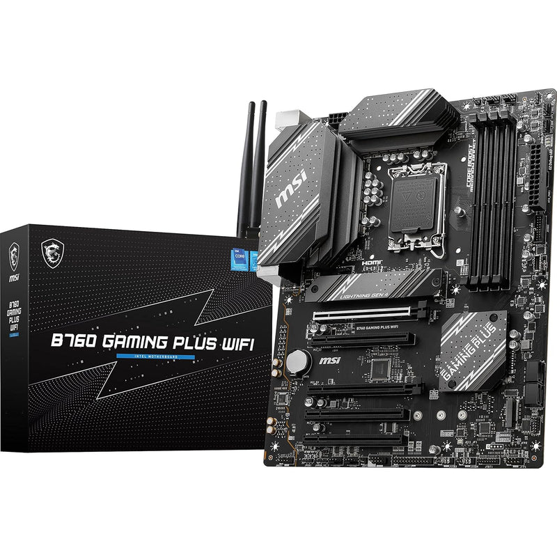 MSI B760 Gaming Plus WiFi Gaming Motherboard (Supports 12th/13th Gen Intel Pro