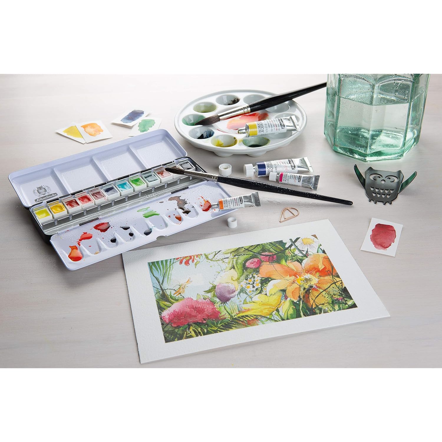 - Horadam Aquarell - Finest Artists' Watercolors, 893 Gold, 14 893 044, 1/2 Pan