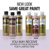 FolkArt Paint, 8 oz, Metallic Rose Gold