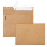Brown Blank Greeting Cards And Envelopes 5 X 7 Heavyweight Flat Cardstock And A7 Envelopes Printable Self Seal 20 Packs For Diy Wedding Invitations, Baby Shower, Thank You Cards