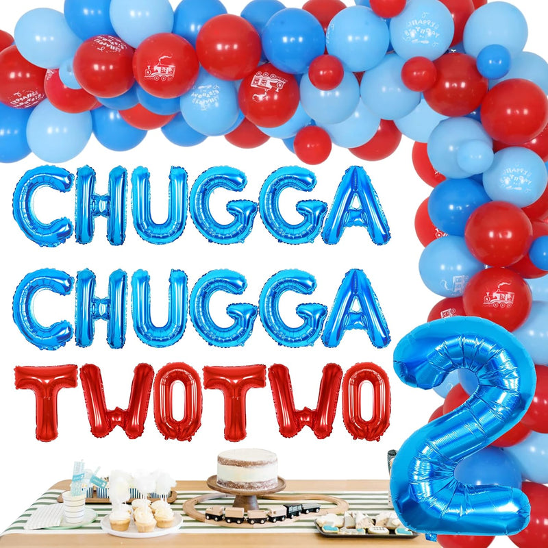 Chugga Chugga Two Two Party Decorations 2Nd Birthday Train Decorations