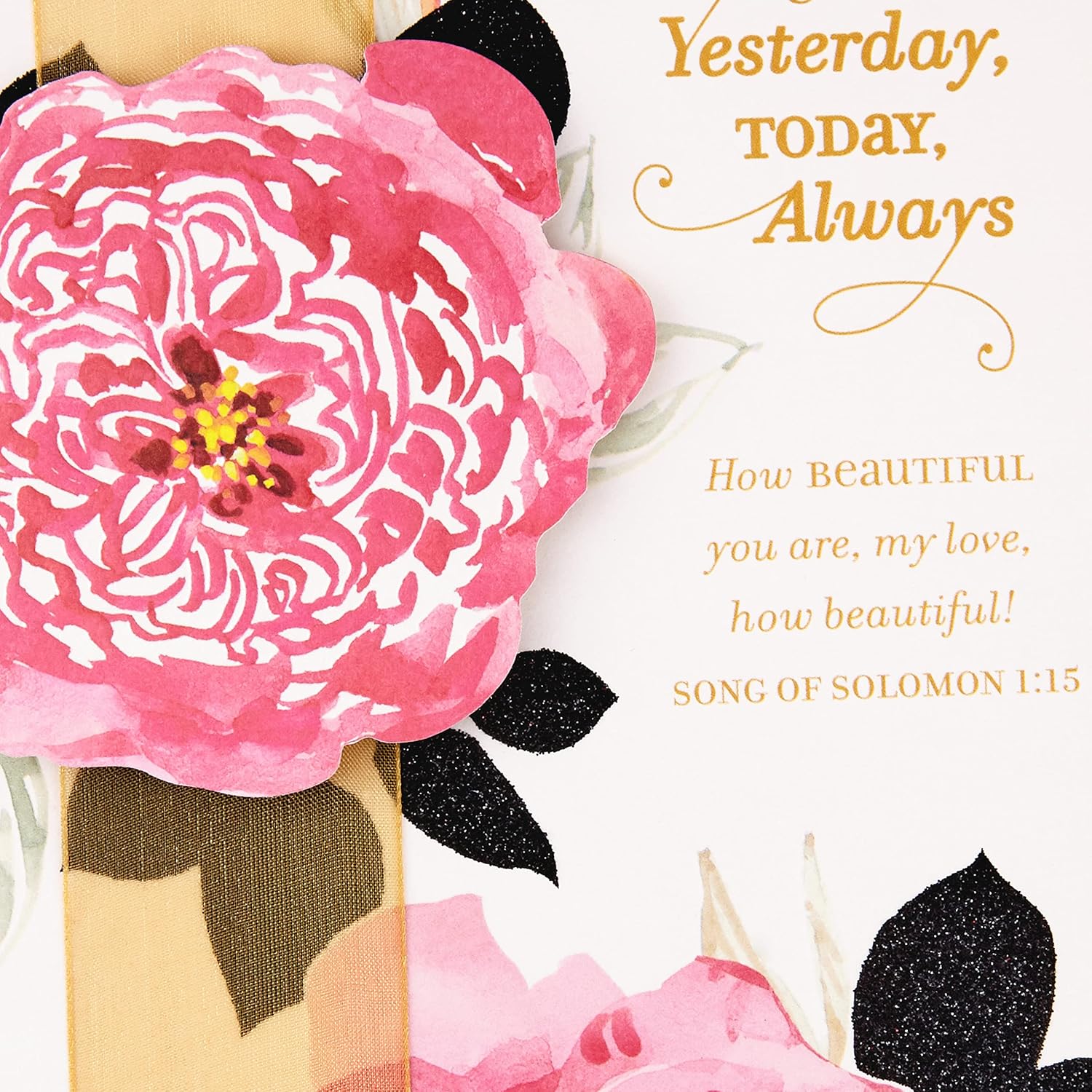 Hallmark DaySpring Religious Valentine's Day Card for Wife (Yesterday, Today, Always)