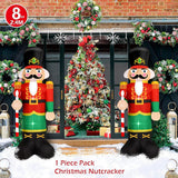 Christmas Inflatable Nutcracker Giant Lighted Interior Inflatable Christmas Decoration With Built In Fan And Anchor Rope