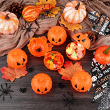24 Pcs Pumpkin Halloween Treat Containers For Halloween Scavenger Hunt, Pumpkin Trick Or Treat Candy Boxes For Party Favors Hunt Supplies