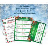 Christmas & Family Feud Games - Party Supplies For Adults & Baby Showers - Xmas Holiday Activity Decorations (F001)