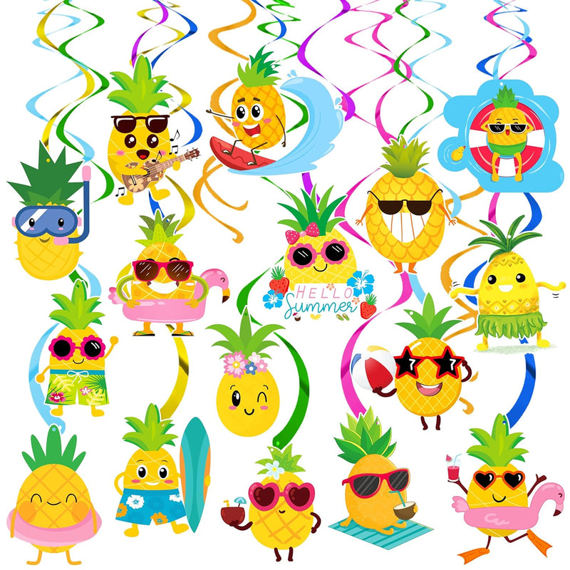 Pineapple Party Decorations Luau Party Decorations 20Pcs Pineapple Han