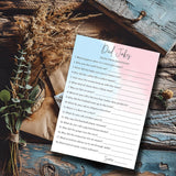 Dad Jokes Gender Reveal Party Game, Daddy Jokes Baby Shower Trivia Games — Pack Of 25 — Fun Dad Joke Game, Pink Or Blue, Funny Trivia, Girl Or Boy, Sprinkle, Co-Ed Couples Shower, Birthday G752-Djk