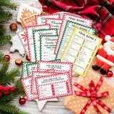 Christmas Friendly Feud Card Game, Christmas Party Game For Family Activity, Christmas Games For Adults, Feud Quiz, Christmas Quiz(Sdfeud01)
