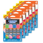 Elmer’S Scented Glue Sticks, Washable, Clear, Assorted Scents, 6 Grams, 6 Pack