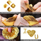 2000 Pcs Gold Silk Rose Petals,Artificial Flower Petals For Wedding,Romantic Night,Romantic Valentines Decor For Bedroom,Weddings,Party,Table,Dining Room,Proposal Anniversary Flower Decorations