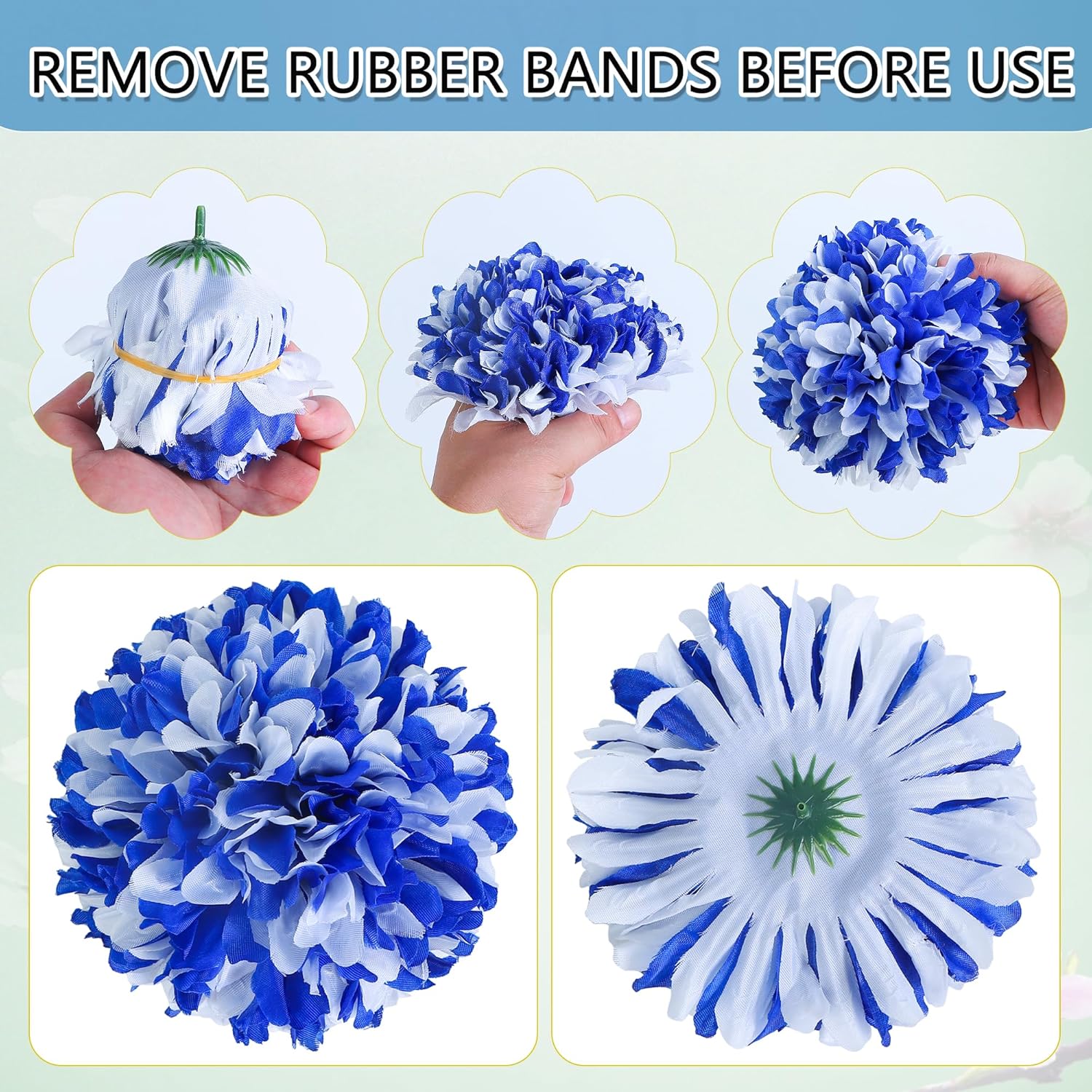 4 Pcs Homecoming Mum Flower 6.7 Inches Artificial Silk Mums Chrysanthemums Homecoming Supplies Diy Crafts For Back To School Homecoming Week Party Decorations