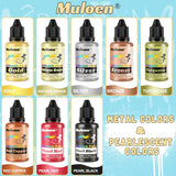 Airbrush Paint Set - 24 Colors Ready To Spray Airbrush Kit With 2 Cleaning Brush, Water Based Acrylic Air Brush Paint Kit For Artists And Beginners - 1.76 Fl Oz