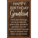 - Birthday Card For Grandson - Made In Chicago - Perfect Size: Opens To A Generous 10? × 7.75? - Excellent Card Stock, Envelope Included - Packaged In Extra Sturdy Mailer - 95787