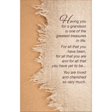 - Birthday Card For Grandson - Made In Chicago - Perfect Size: Opens To A Generous 10? × 7.75? - Excellent Card Stock, Envelope Included - Packaged In Extra Sturdy Mailer - 95787