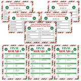Christmas Feud Games, Friendly Feud Games, Family Activity, Family Games For Game Night, Baby Shower Game, Party Supplies For Adults, Xmas Holiday Party Game And Activity Decorations (F002)