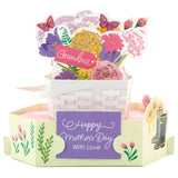 Hallmark Mothers Day Pop Up Card for Grandma (Displayable Basket of Flowers)