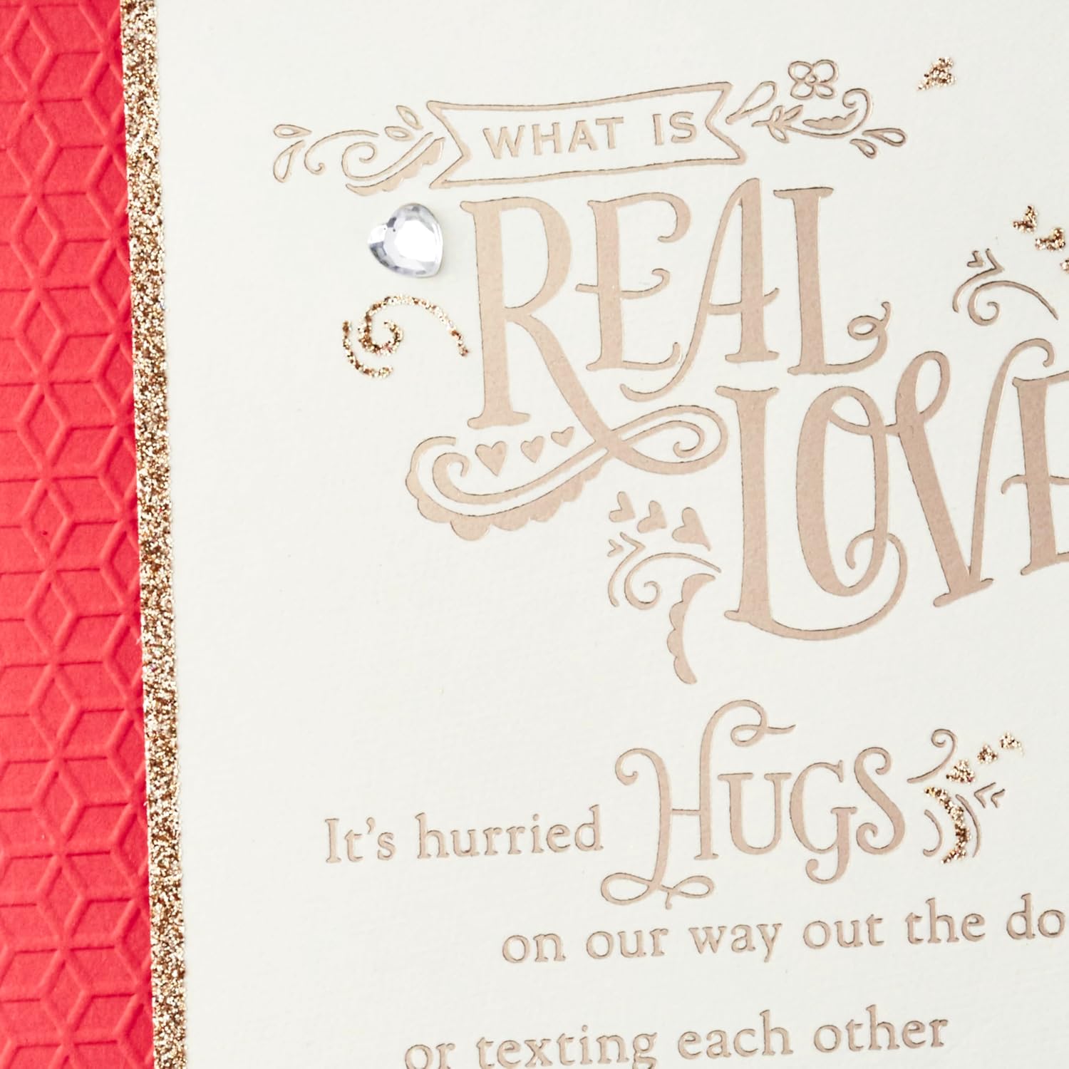 Hallmark Valentines Day Card for Husband, Wife, Boyfriend, Girlfriend (Real Love) Anniversary Card, Love Card