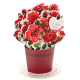 Hallmark Paper Wonder Pop Up Valentines Day Card, Displayable Bouquet (Today, Tomorrow, Always), 699VFE1171