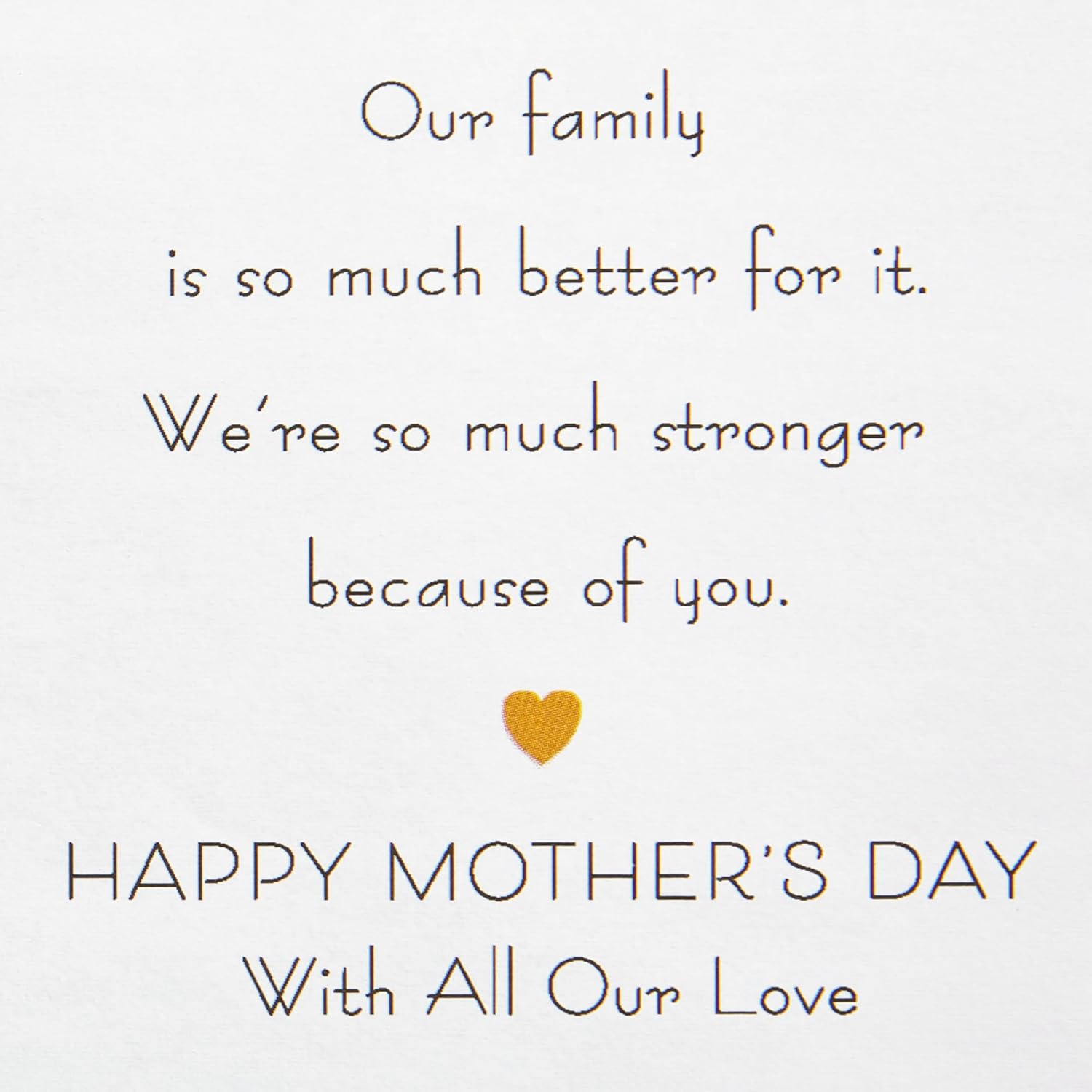 Hallmark Mahogany Mothers Day Card from Family (Love, Love, and More Love)