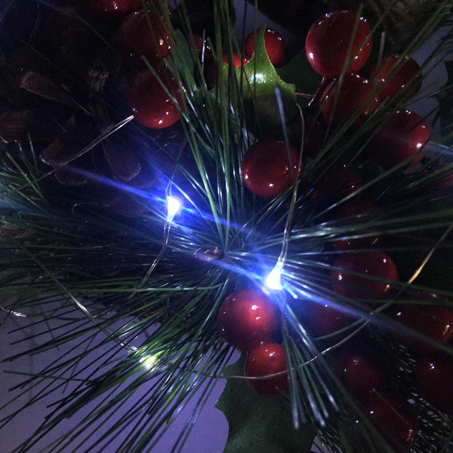 Pack 2 Battery Operated Mini Lights,Indoor Led Fairy Light With Timer 6Hours On/18Hours Off For Wedding Christmas Party
