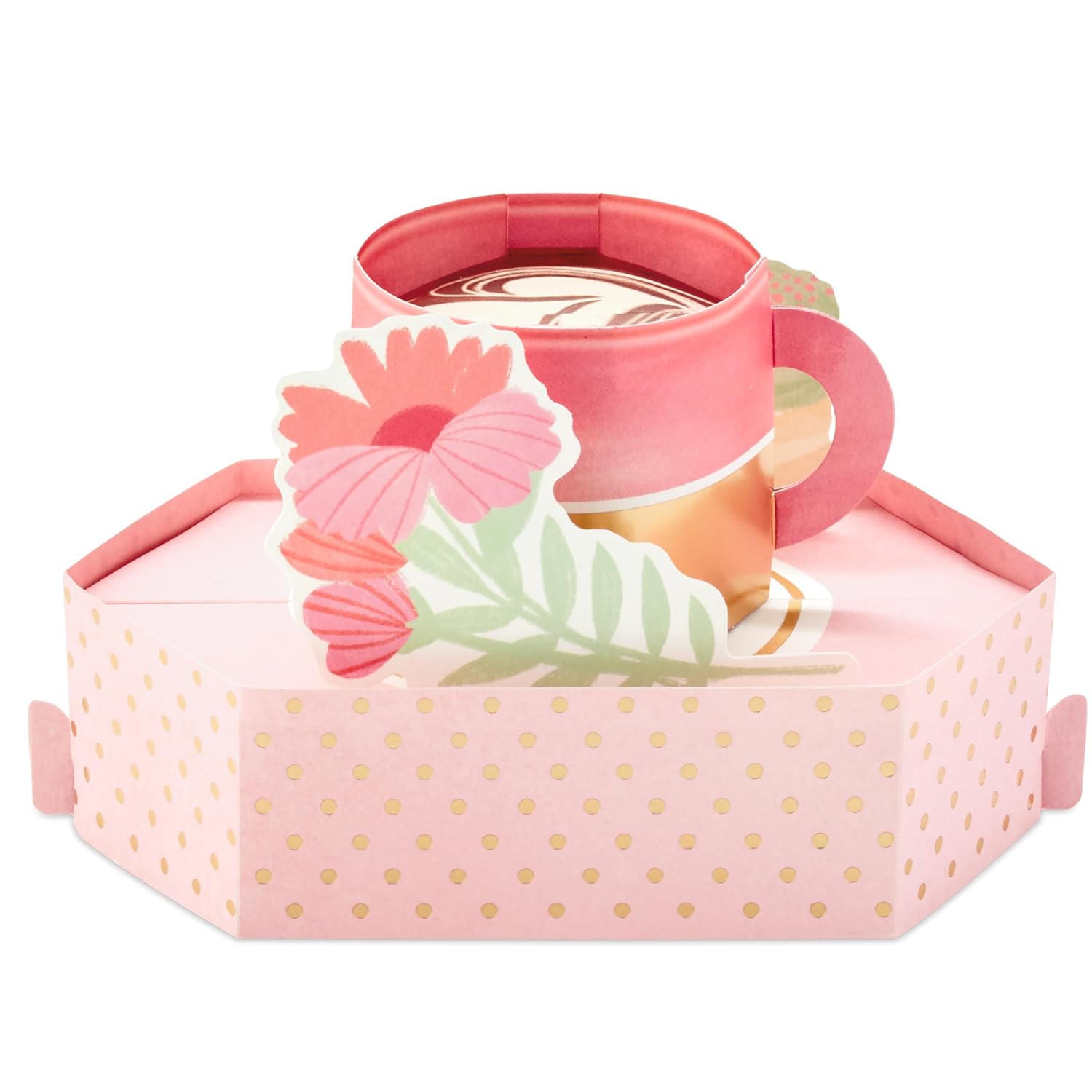 Hallmark Paper Wonder Mother's Day Pop Up Card for Mom, Daughter, Sister, Friend (Love You A Latte)