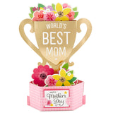 Hallmark Mothers Day Pop Up Card (Displayable World's Best Mom Trophy)