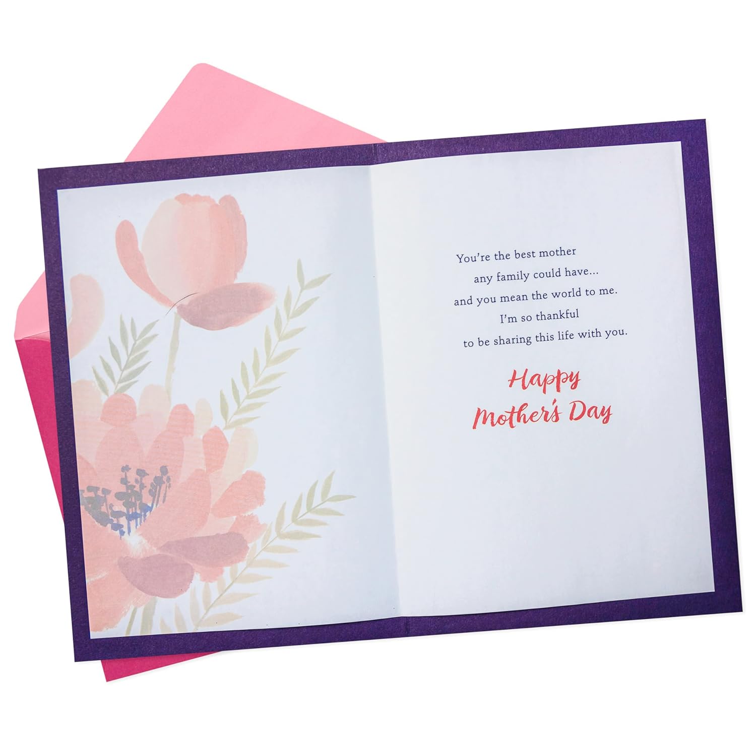 Hallmark Mothers Day Card for Wife (You Mean the World to Me)
