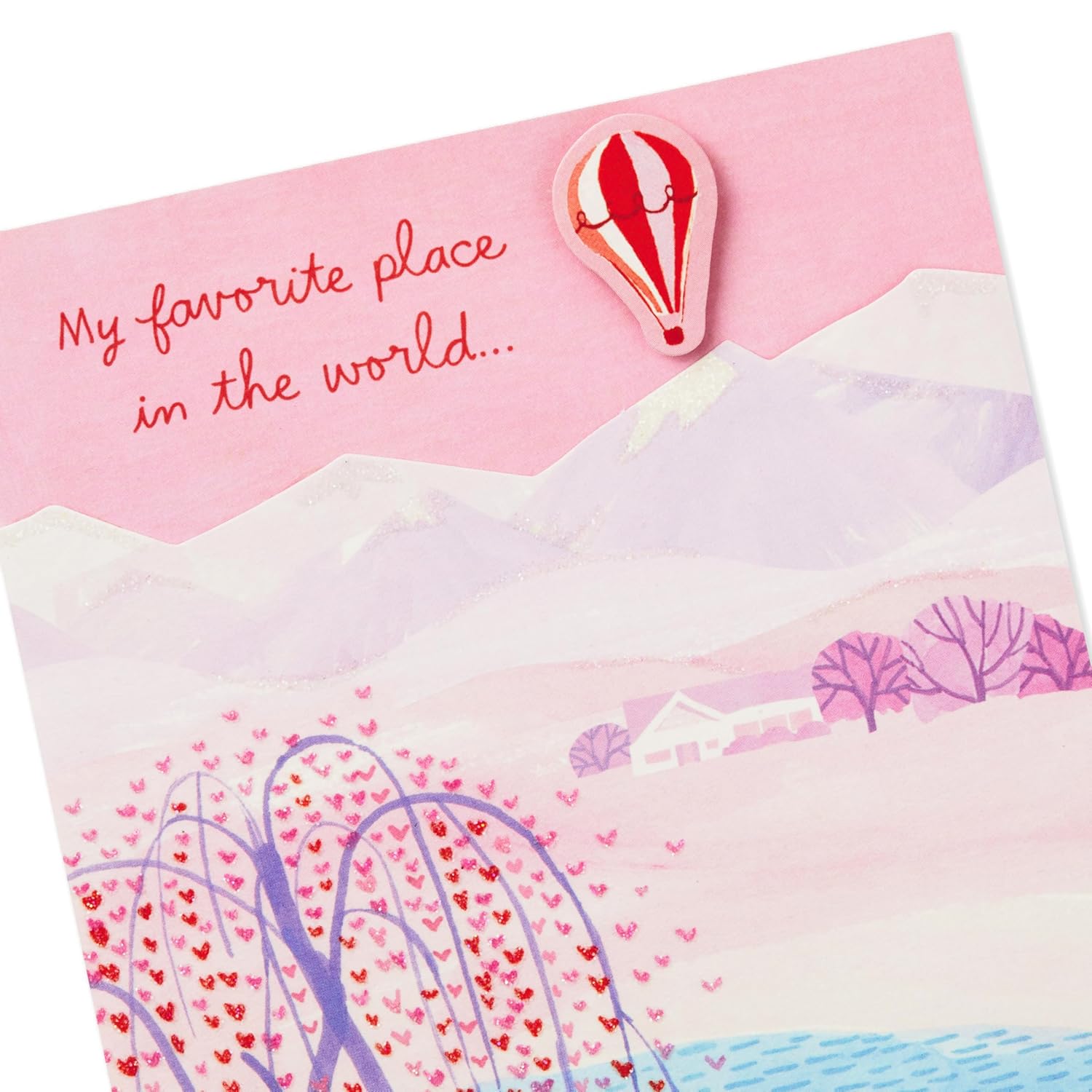 Hallmark Paper Wonder Valentines Day Pop Up Card for Significant Other (Hot Air Balloon Valentine)