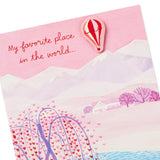 Hallmark Paper Wonder Valentines Day Pop Up Card for Significant Other (Hot Air Balloon Valentine)